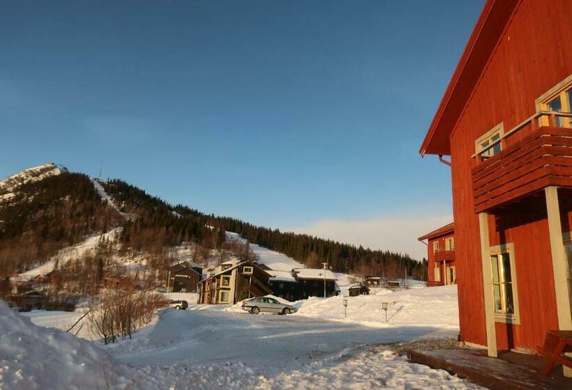 Funäsdalsporten Röda Husen Funäsdalen