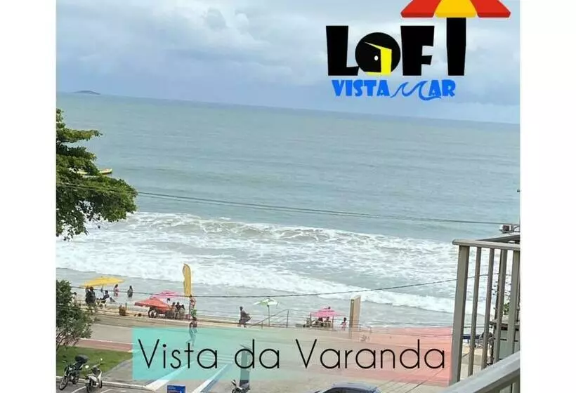 Loft Vista Mar 211   Praia Do Morro   Prédio Frente Mar   Varanda Com Vista Mar   Elevador   Atraves