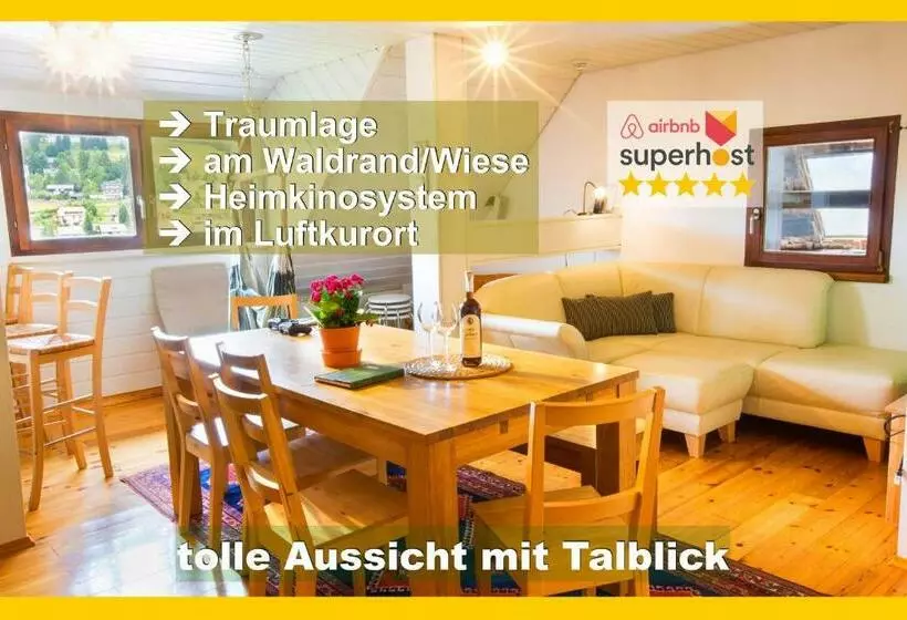 Wohlfühl Ferienwohnung 80 Qm, 8 Personen, Aussicht & Heimkino
