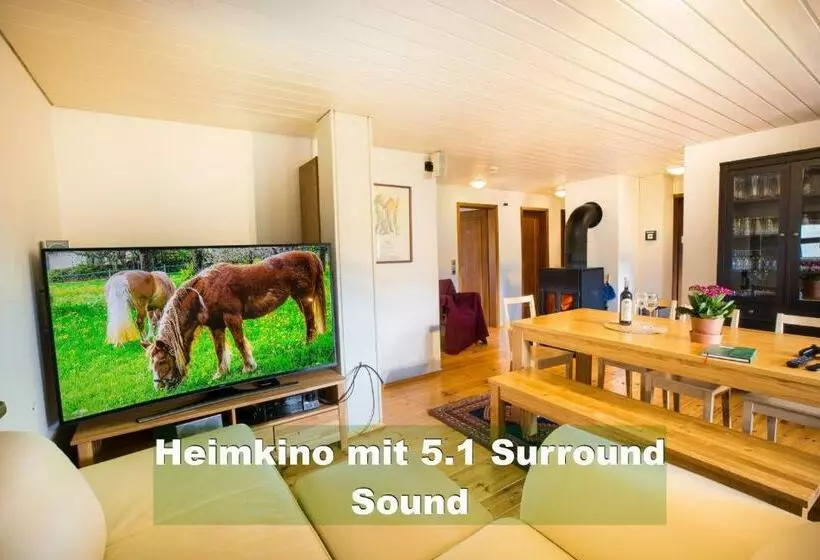 Wohlfühl Ferienwohnung 80 Qm, 8 Personen, Aussicht & Heimkino