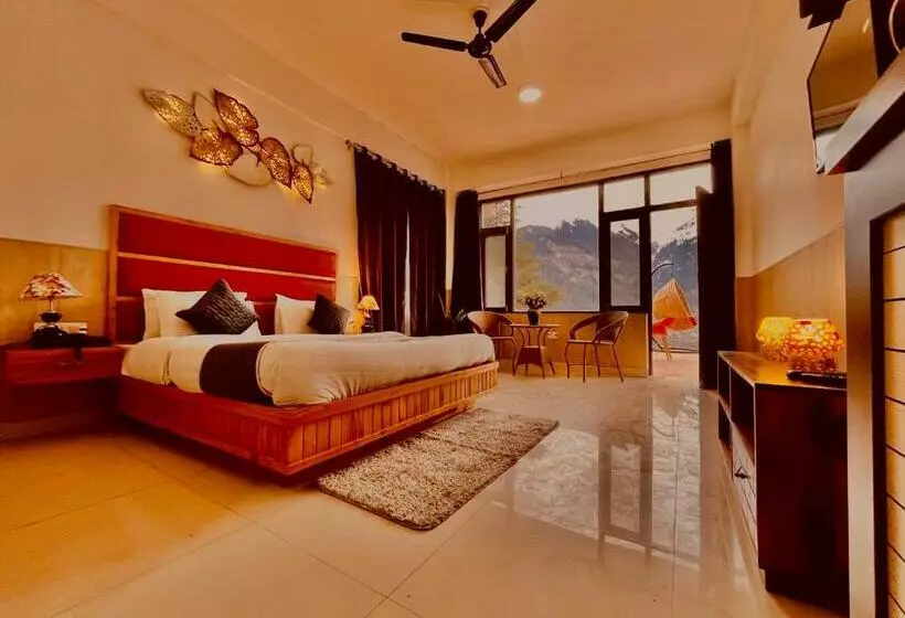 ホテル Himalayan Riverside Swiss Cottage Tents, Manali