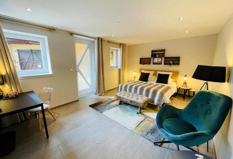 פנסיון Zewwelatreppler  La Grange Aux Petits Oignons  Chambre Rainette