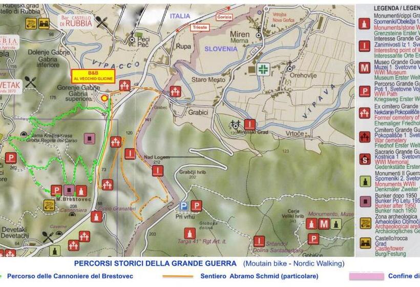 住宿加早餐  Al Vecchio Glicine