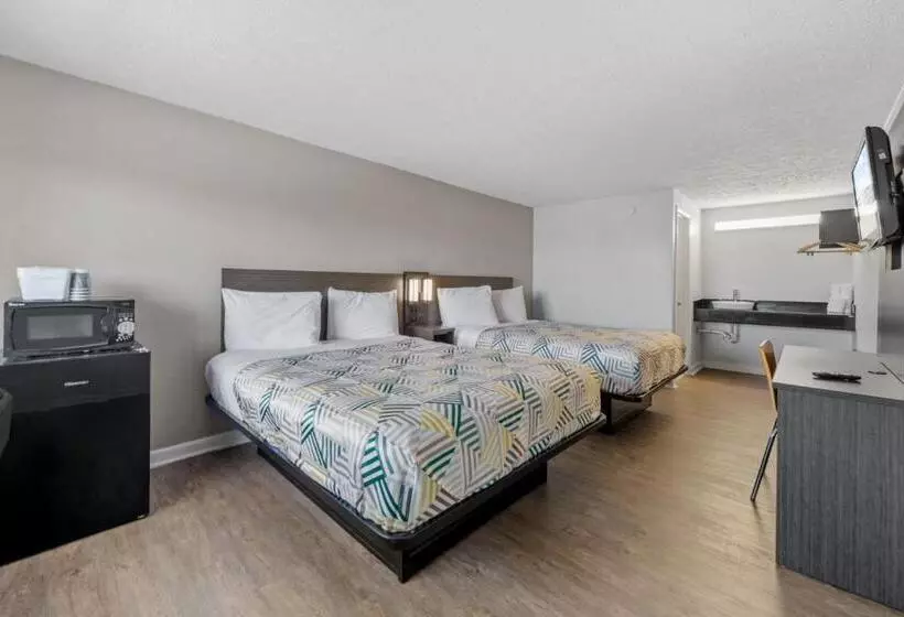 モーテル Budget Inn Norfolk, Va   Oceanview
