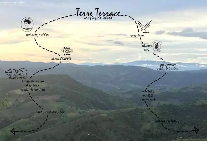 ベッドアンドブレックファースト Terre Terrace Glamping   Doichang