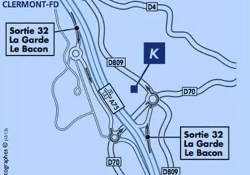 Отель Kyriad Saint Chely D Apcher  Aire De La Lozere