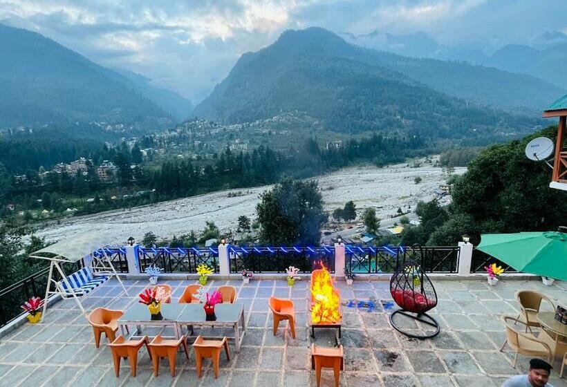 בית מלון כפרי Snow Clad Resort, A True Riverview Resort Manali