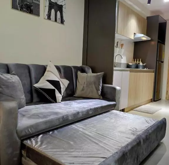 White Nordic Fully Furnished Studio At Inspiria