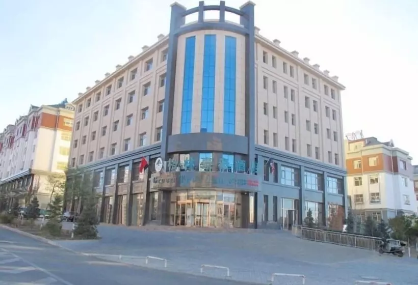 ホテル Greentree Inn Alashanmeng Zuoqi Xinsizhong Business