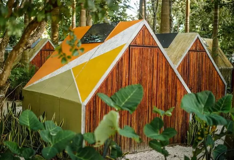 هتل Glamping Bufo Alvarius Sanctuary Bacalar