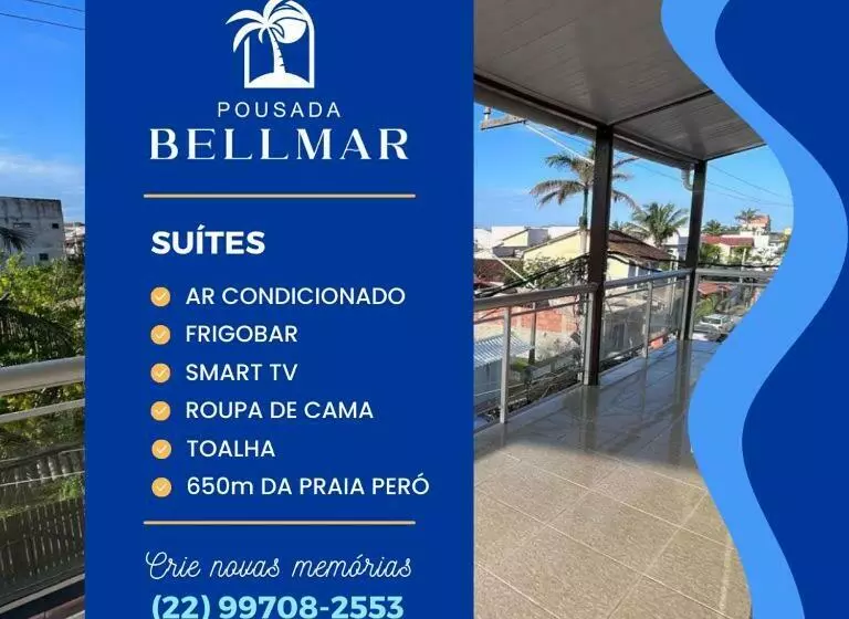 Retkeilymaja Pousada Bellmar   Praia Peró 5 Min Andando