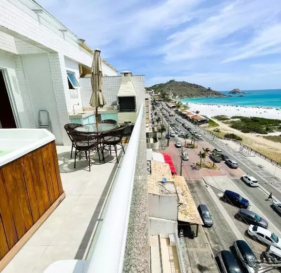 هتل Cobertura Luxo Com Jacuzzi Orla Praia Grande