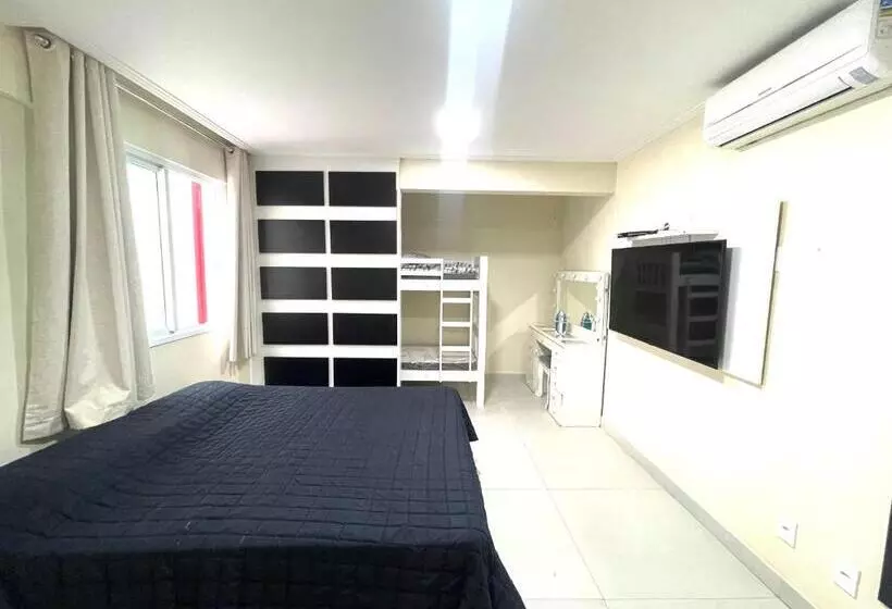 هتل Cobertura Luxo Com Jacuzzi Orla Praia Grande