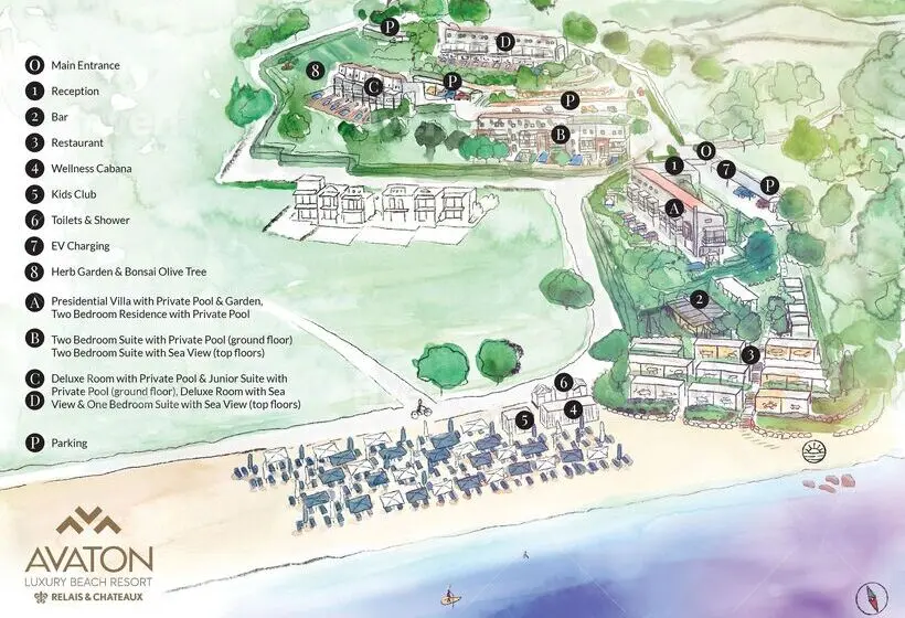Avaton Luxury Beach Resort   Relais & Chateaux