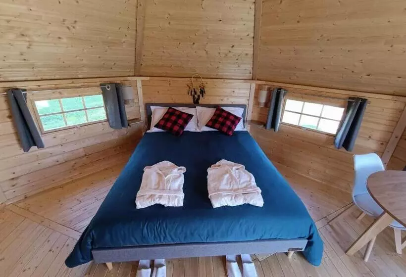 ベッドアンドブレックファースト Les Cabanes Du Grand Nord