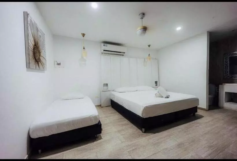 ペンション Room In Lodge   Double Rooms San Andres Island In Colombia