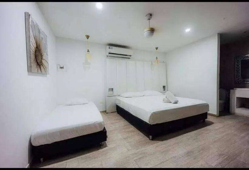 ペンション Room In Lodge   Double Rooms San Andres Island In Colombia