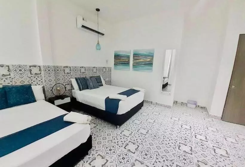 ペンション Room In Lodge   Double Rooms San Andres Island In Colombia