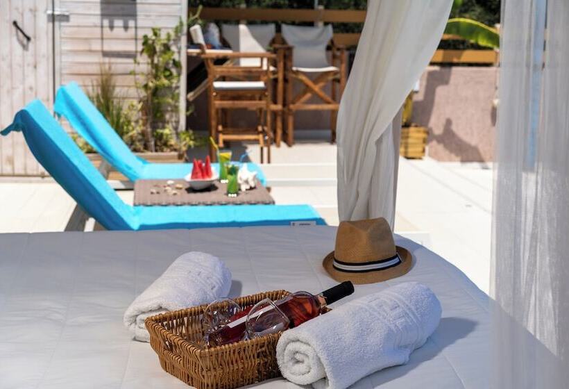 Pensjonat Modular Bungalows With Heated Pool Artemis Greece