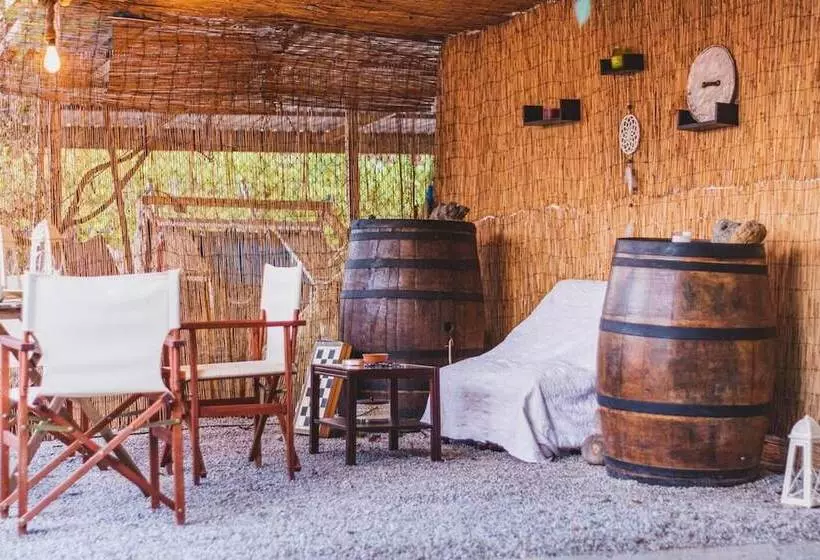 レジデンス Avdou Village House With Pool