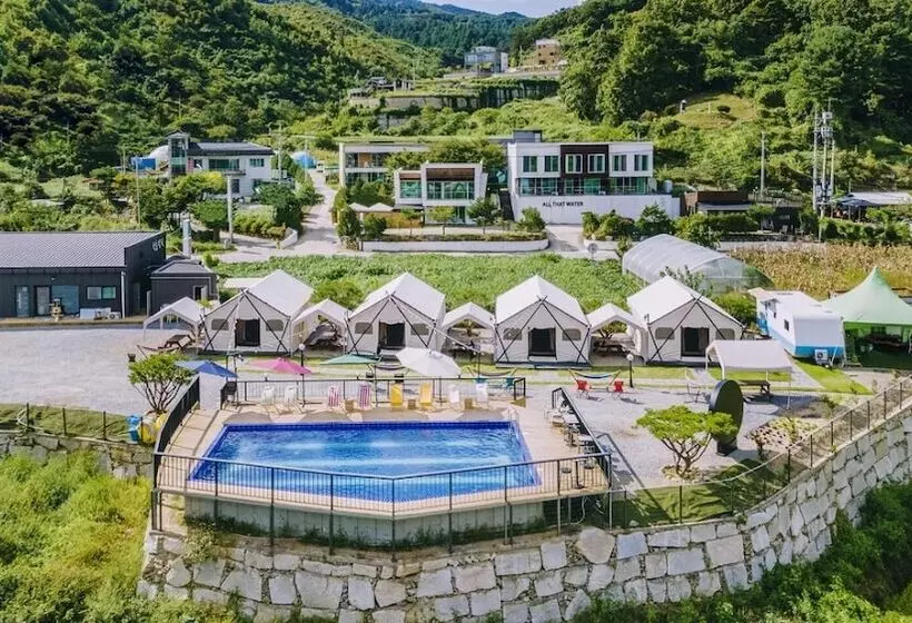 ペンション Gapyeong Cheongchun Glamping & Caravan