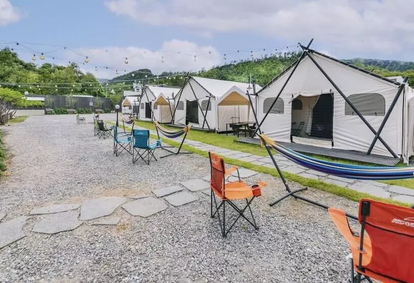 ペンション Gapyeong Cheongchun Glamping & Caravan