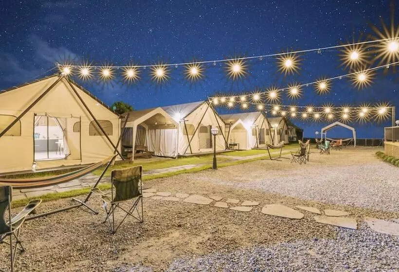 ペンション Gapyeong Cheongchun Glamping & Caravan
