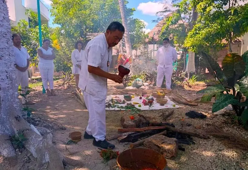 ホテル Aldea Maya Toktli Orígenes: Alberca + Wifi Starlink + Tour Sustentabilidad