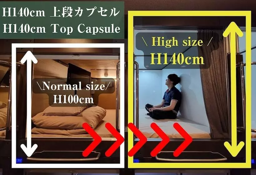 هتل کپسول Anshin Oyado Shinjuku Ekimaeten