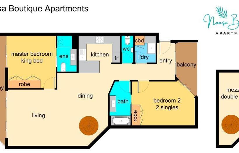 Отель Noosa Boutique Apartments & Elkhorn Villas