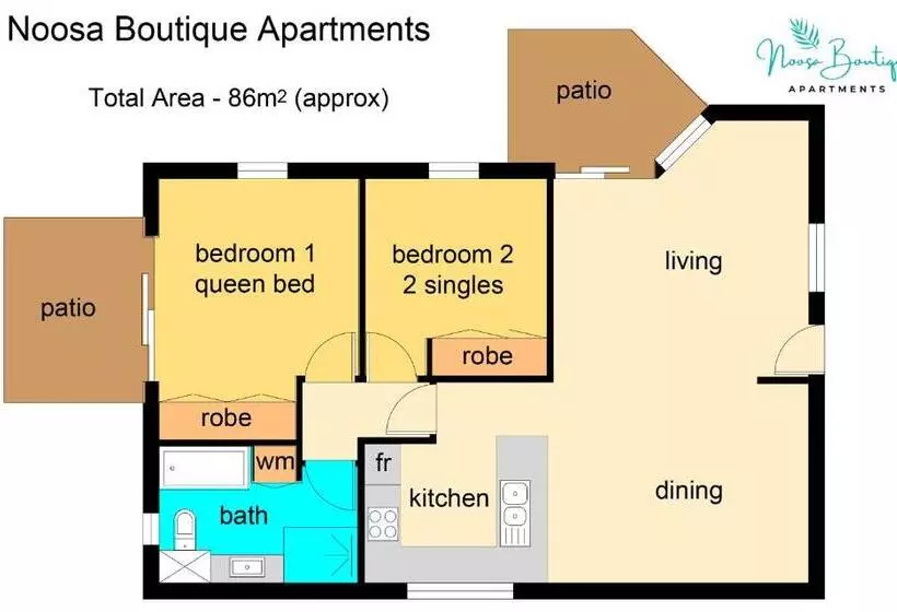 호텔 Noosa Boutique Apartments & Elkhorn Villas