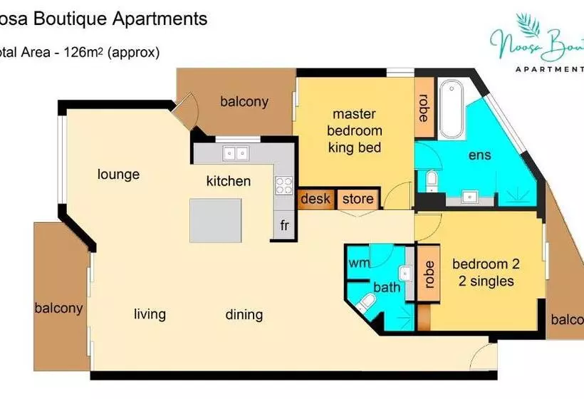 호텔 Noosa Boutique Apartments & Elkhorn Villas