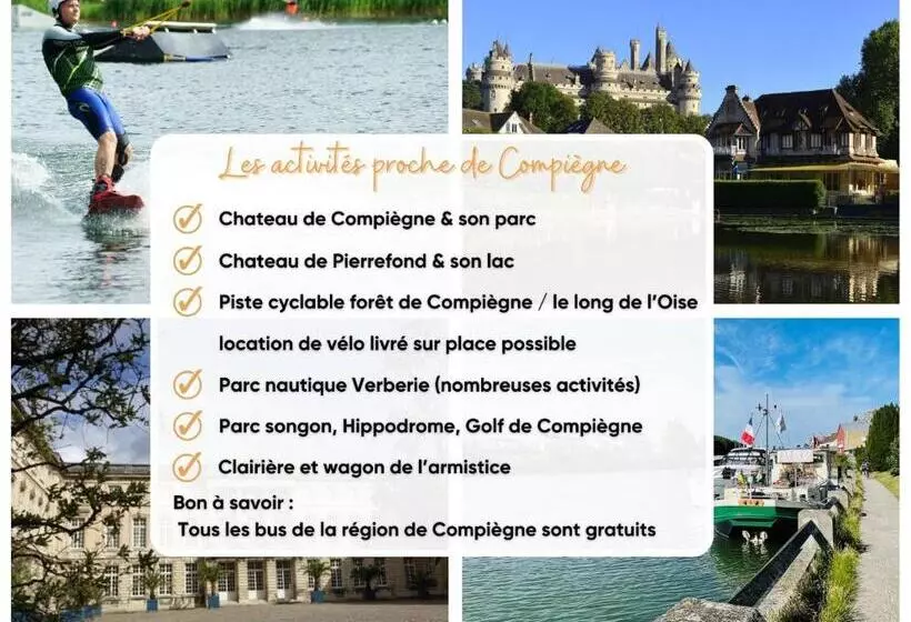 ペンション Chambre Songe Dans Maison Au Calme