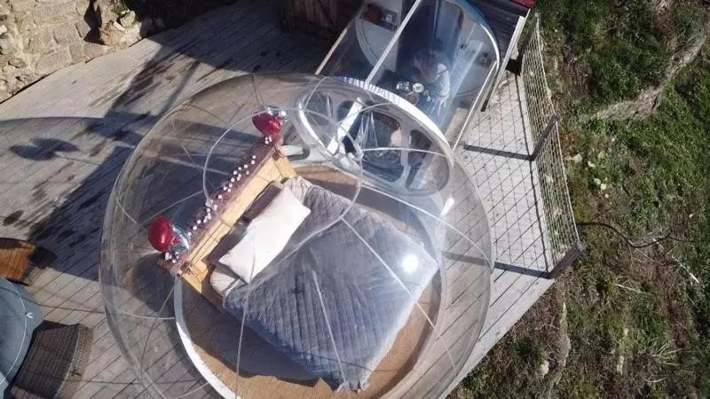 Aamiaismajoitus (B&B) La Bulle D Ardèche