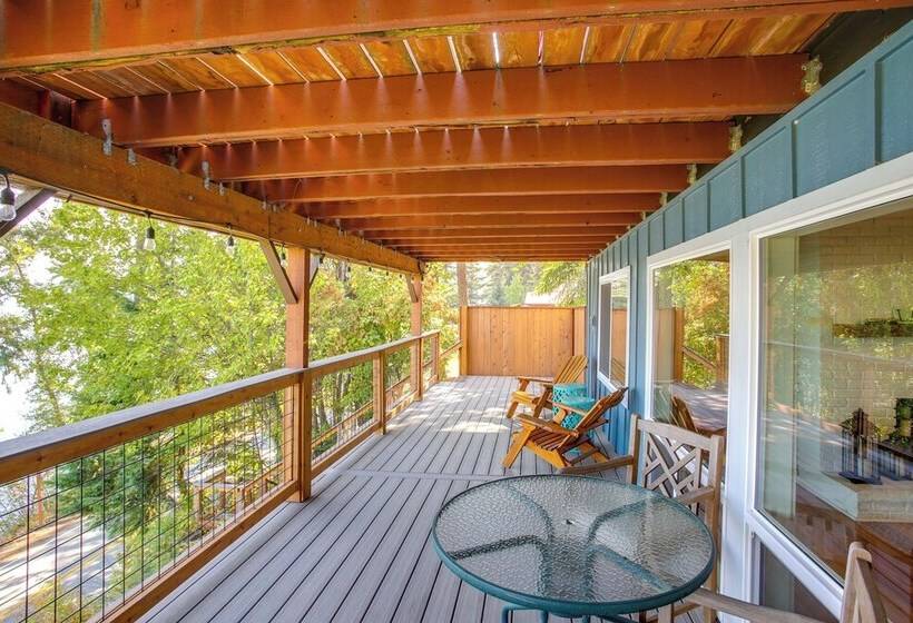 Hillside Home W/ Dock ~ 8 Mi To Coeur D Alene!