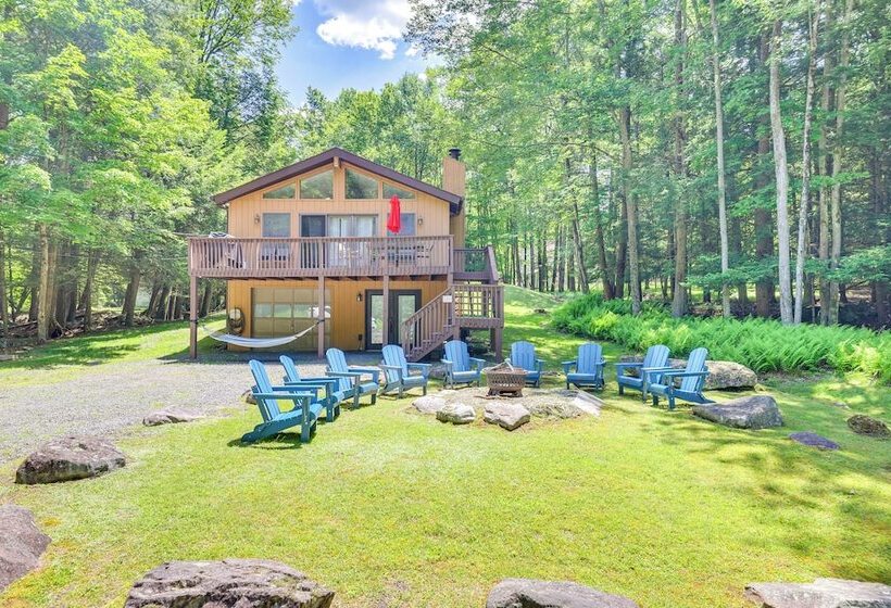 Swim, Hike & Unwind: Resort Cabin In Lake Ariel!