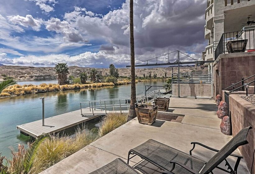 Restful Riverfront Retreat W/ Private Dock + Patio