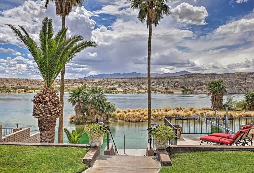 Restful Riverfront Retreat W/ Private Dock + Patio