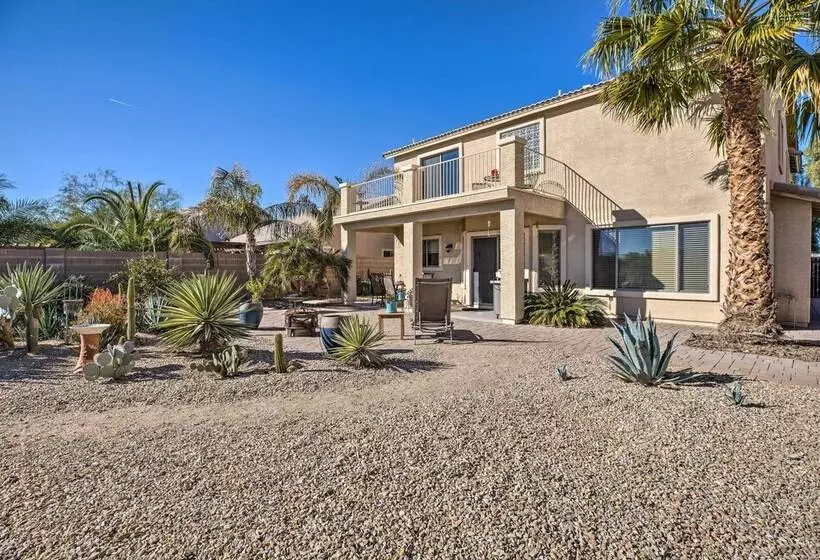 Sunny San Tan Valley Home W/ Grill On Golf Course!