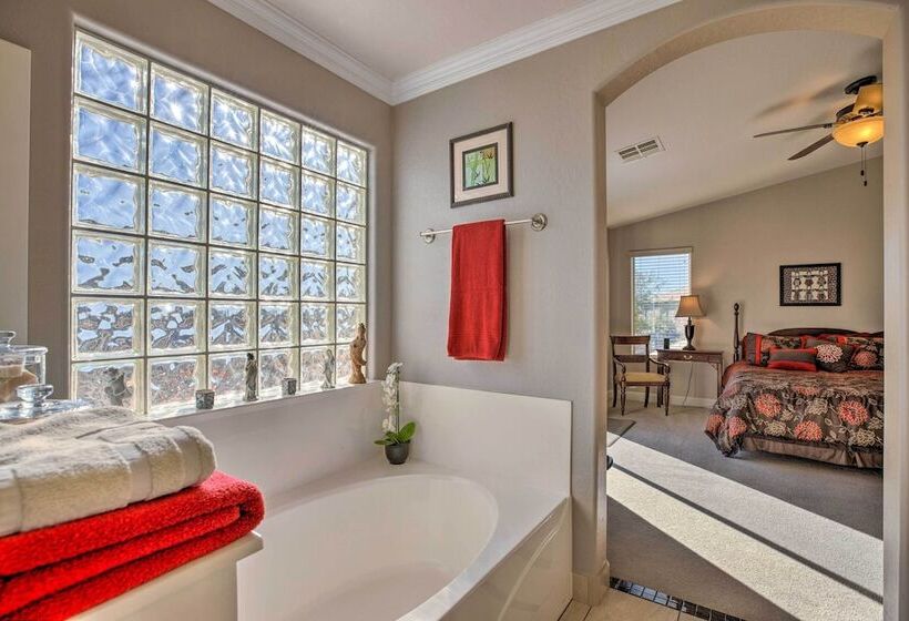 Sunny San Tan Valley Home W/ Grill On Golf Course!