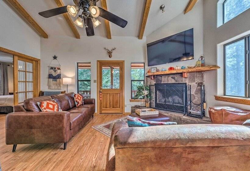 Charming  Coppertop  Cloudcroft Cabin: 3 Mi To Ski