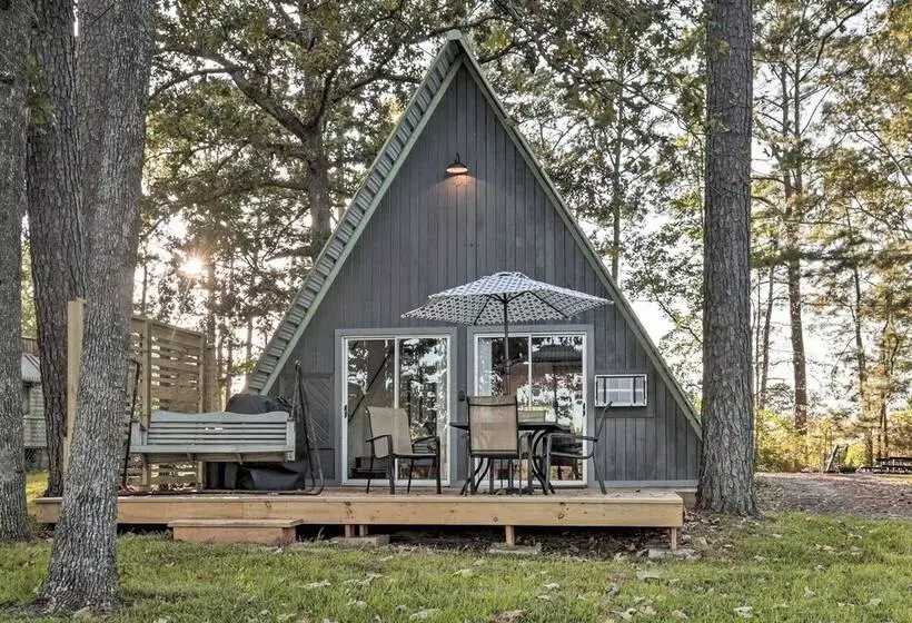Cozy Toledo Bend A Frame W/ Waterfront Views!