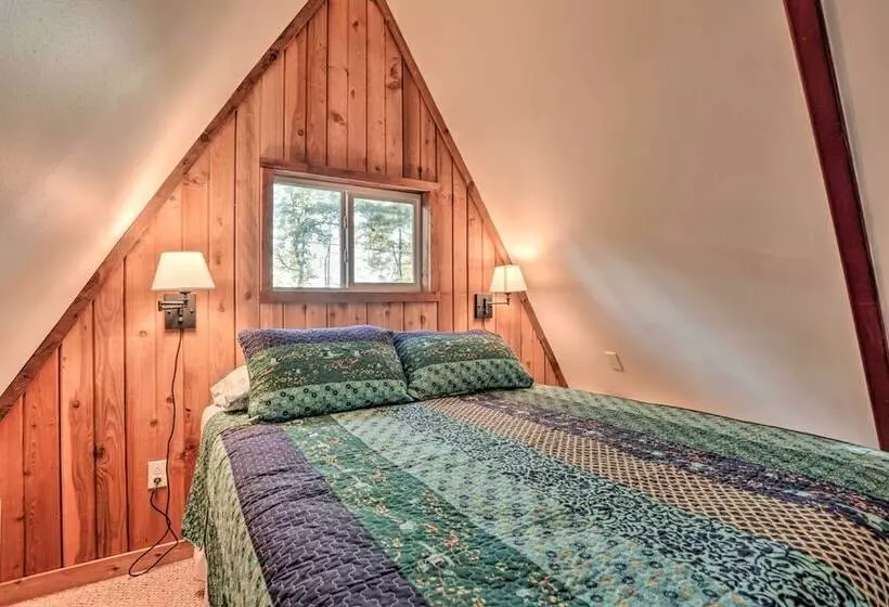 Cozy Toledo Bend A Frame W/ Waterfront Views!