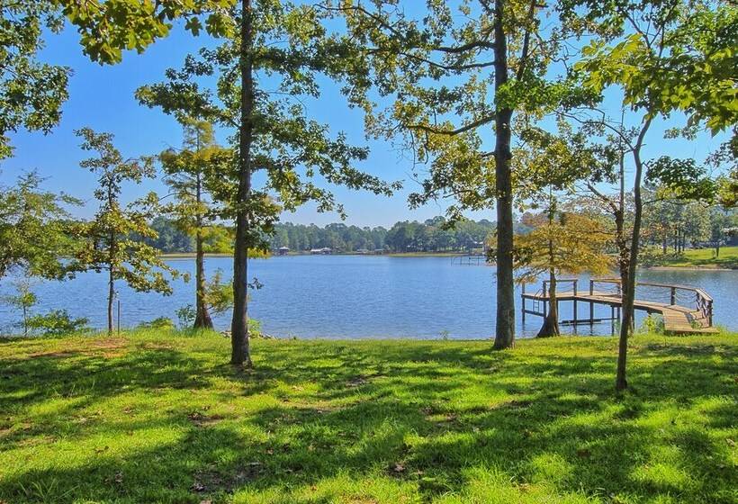 Cozy Toledo Bend A Frame W/ Waterfront Views!