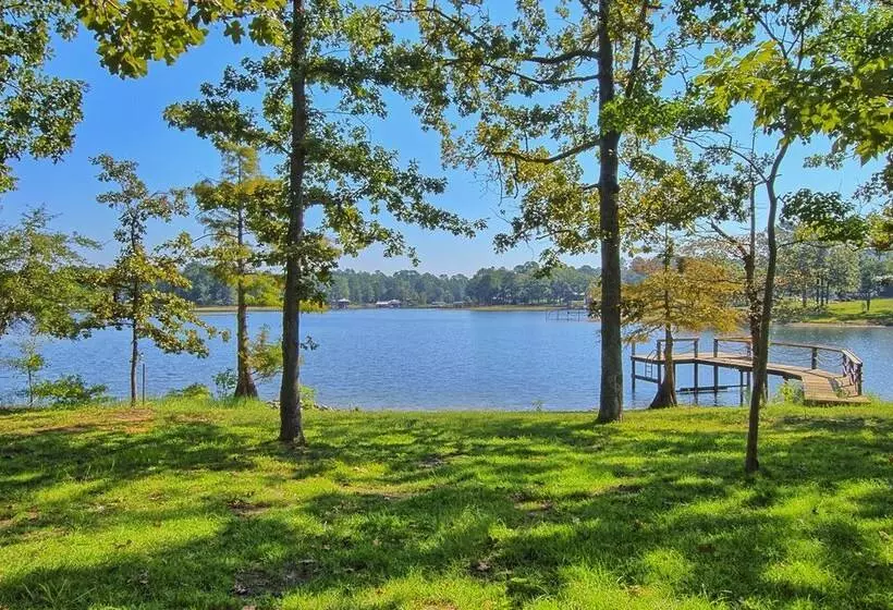 Cozy Toledo Bend A Frame W/ Waterfront Views!