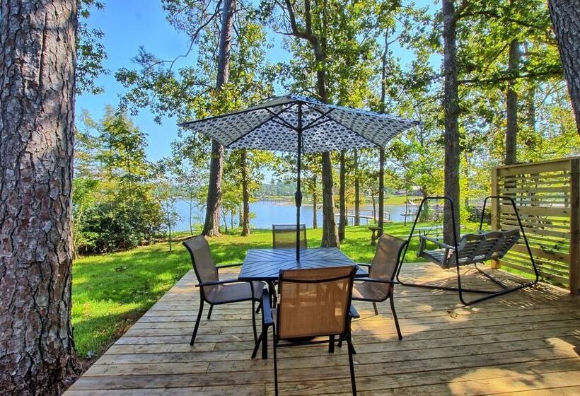 Cozy Toledo Bend A Frame W/ Waterfront Views!