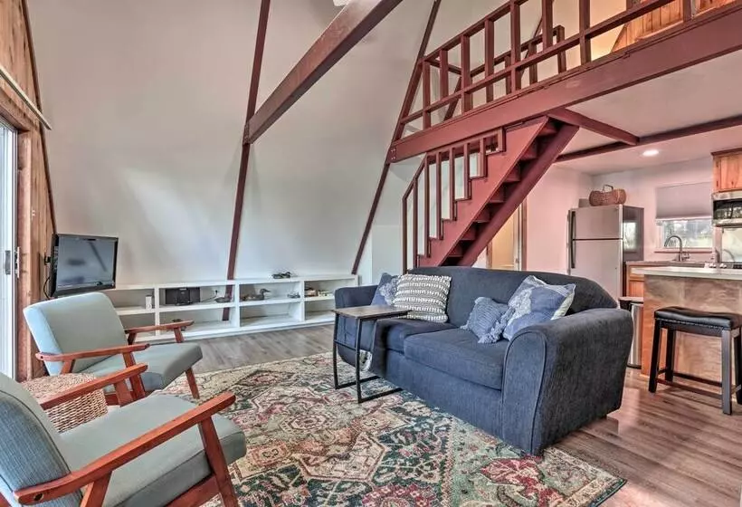 Cozy Toledo Bend A Frame W/ Waterfront Views!