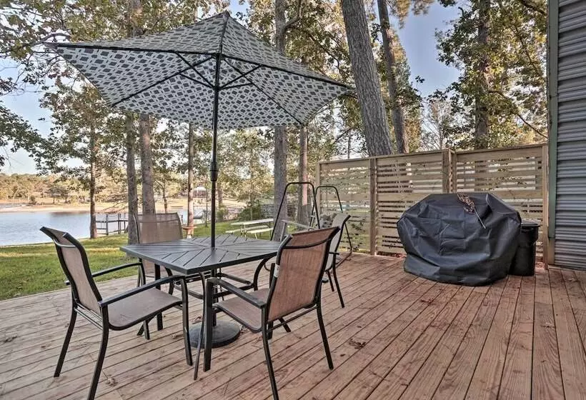 Cozy Toledo Bend A Frame W/ Waterfront Views!