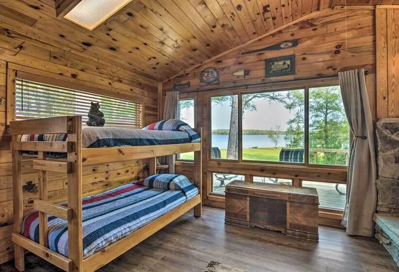 Lake Livin  Cozy Cabin W/ Dock, Tiki Bar, 2 Kayaks