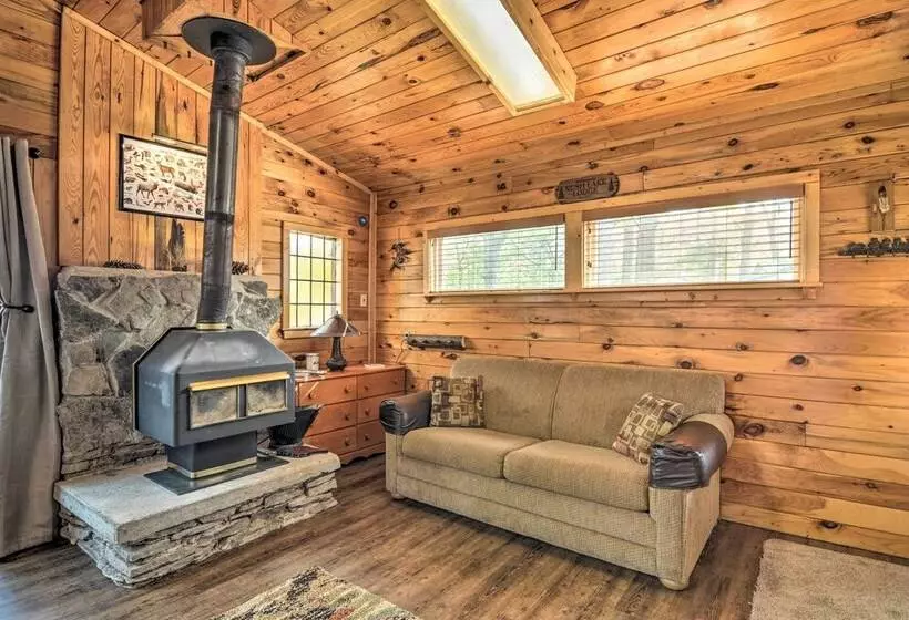 Lake Livin  Cozy Cabin W/ Dock, Tiki Bar, 2 Kayaks